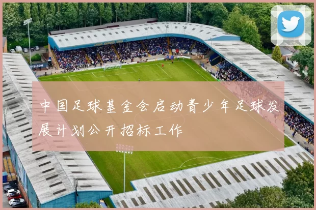 中国足球基金会启动青少年足球发展计划公开招标工作